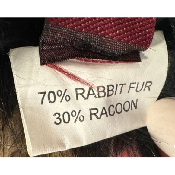 Lorenzo Rabbit 70% and Racoon 30% Scarf Made in Italy Brand New - Picture 4 of 4